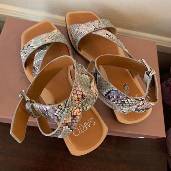 Sarto by Franco Sarto ema ankle strap sandal size 6 new - Picture 9 of 14